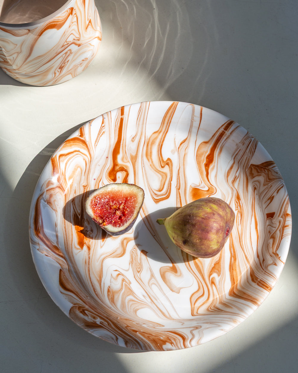 Marbled Terra Salad Plate - Set of 4