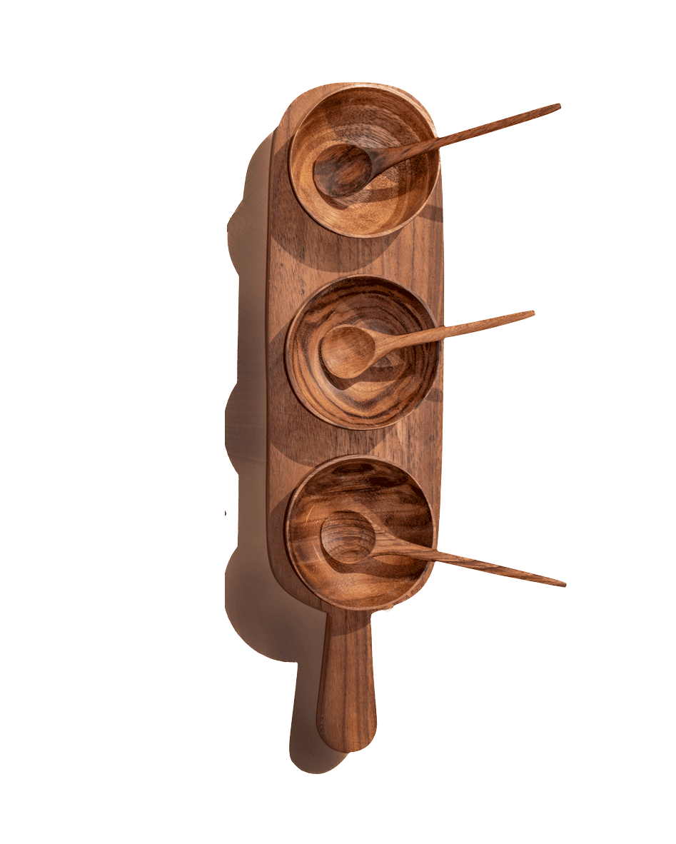 Three Condiment Serving Set – Une Vie Nomade