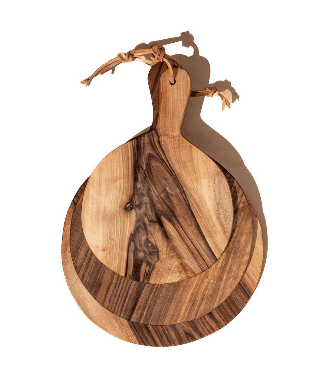 Round Walnut Cutting Boards