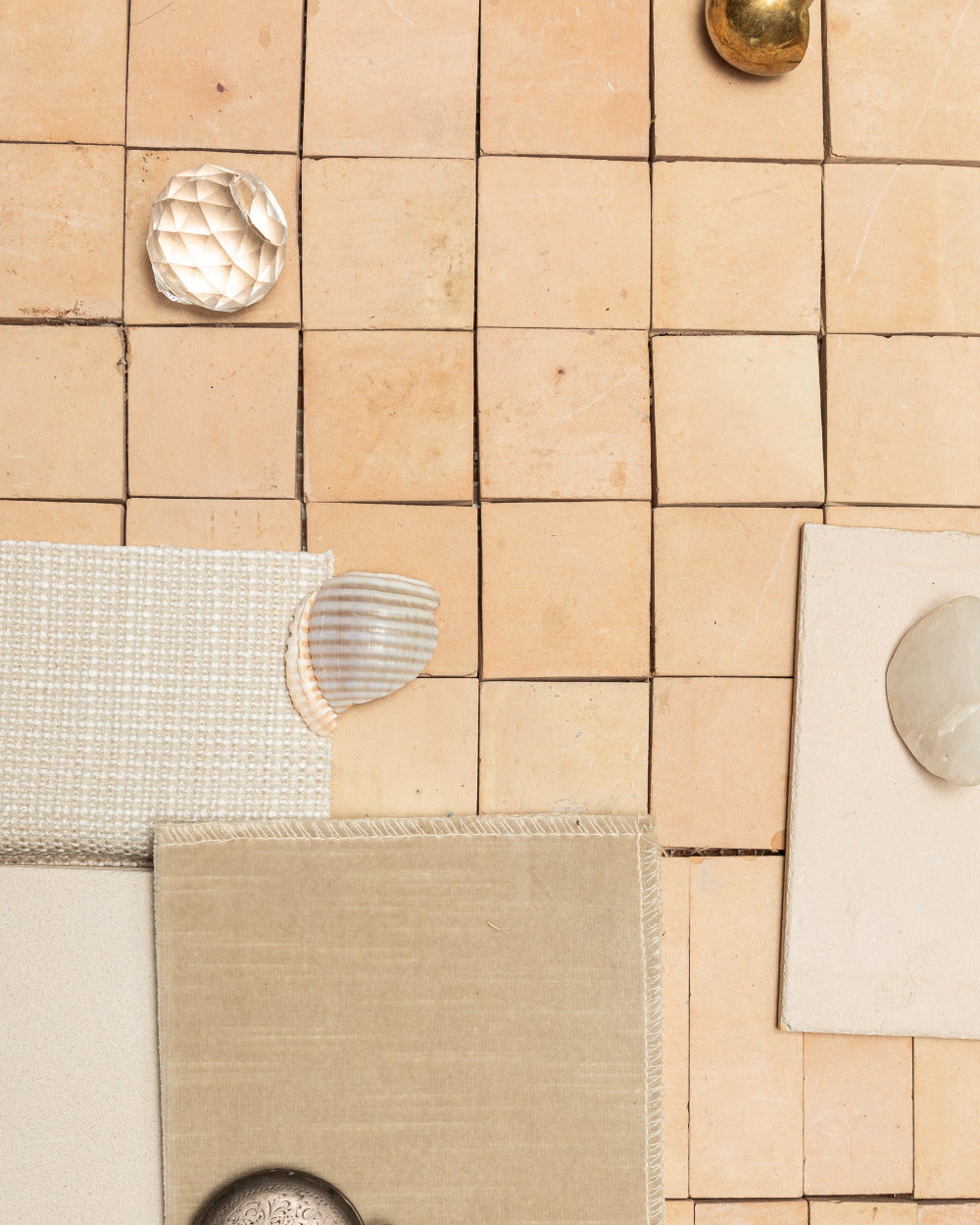 Zellige Natural Plaque Grid