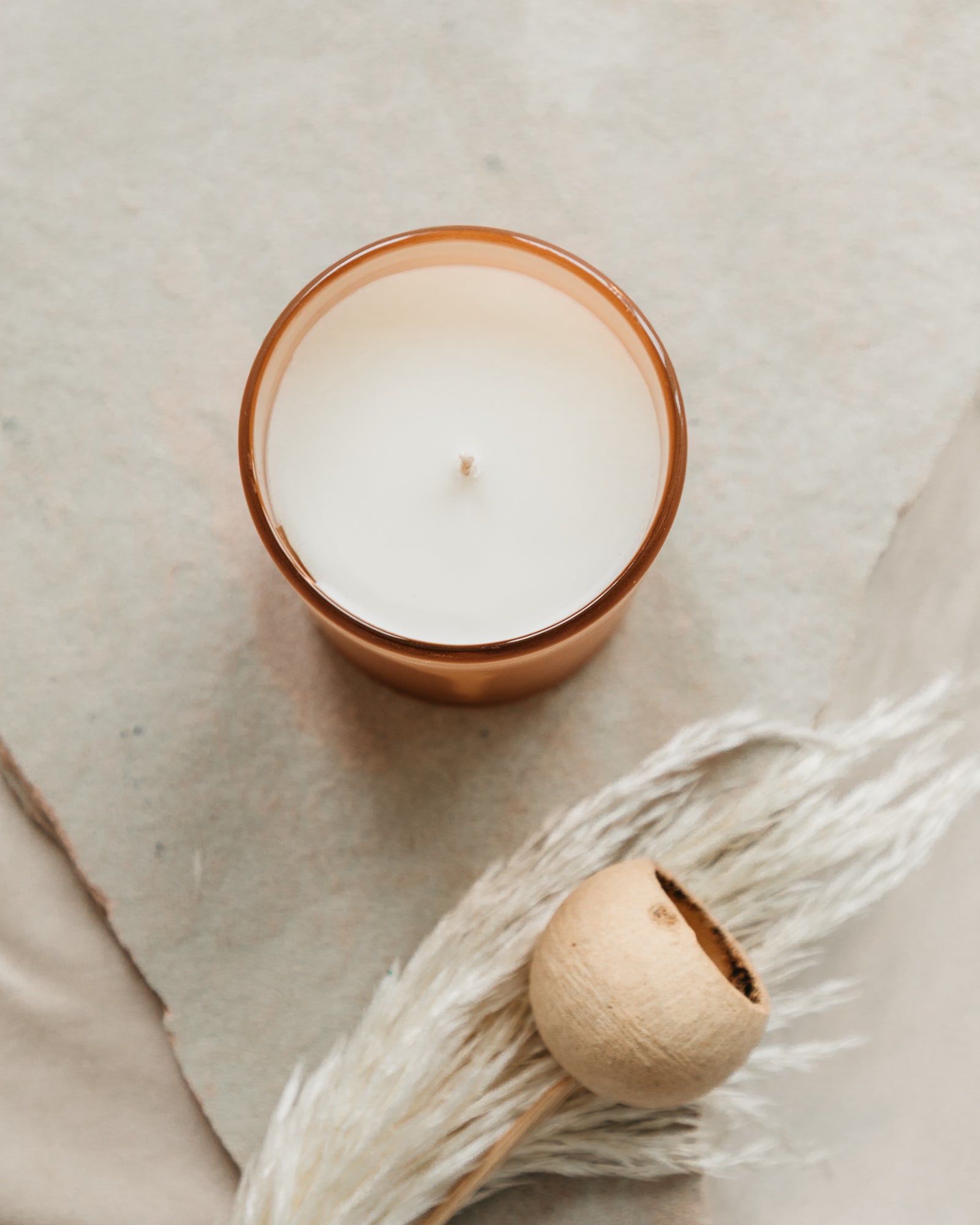 Wonderwood Heavy Rock Glass Candle