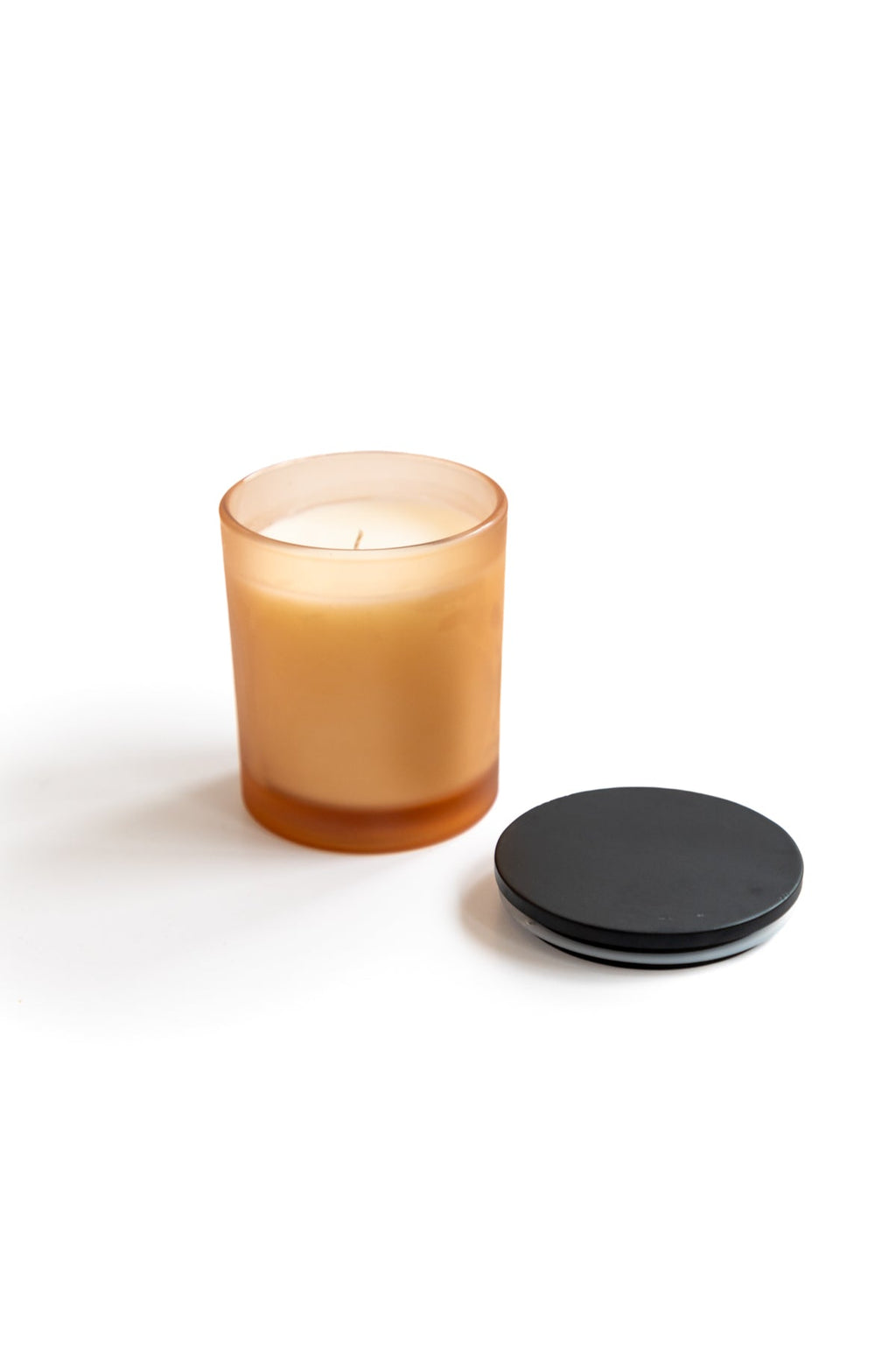 Geranium Heavy Rock Glass Candle