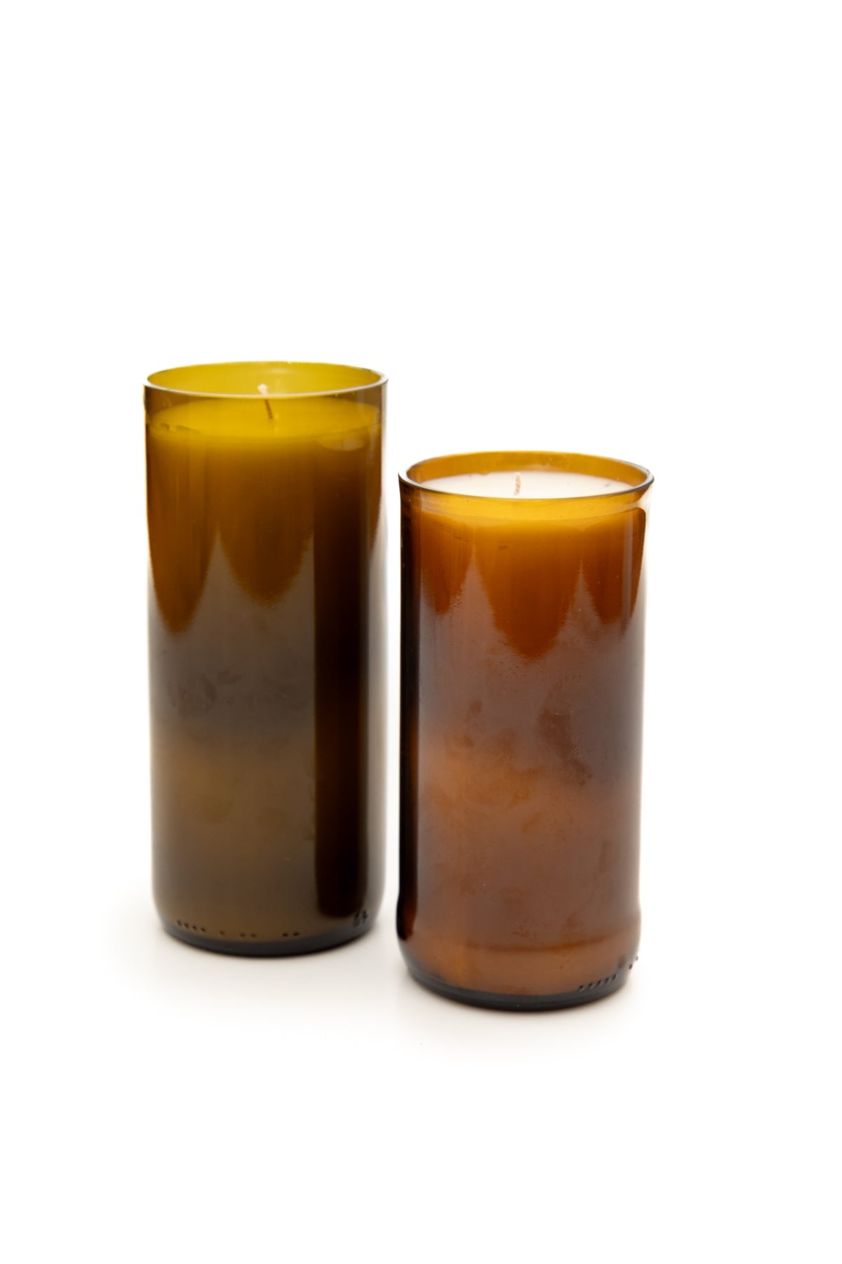 Fir Balsam Reclaimed Amber Bottle Candle