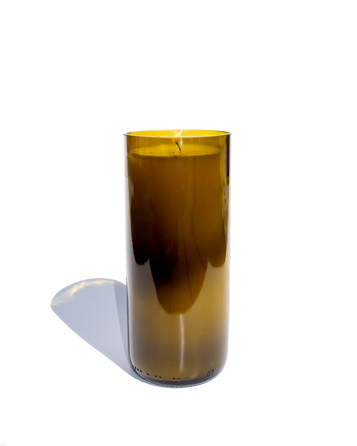 Persian Jasmine Reclaimed Green Bottle Candle