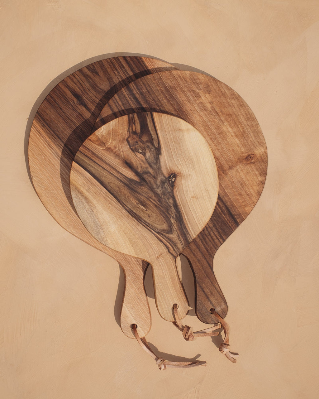 Round Walnut Cutting Boards