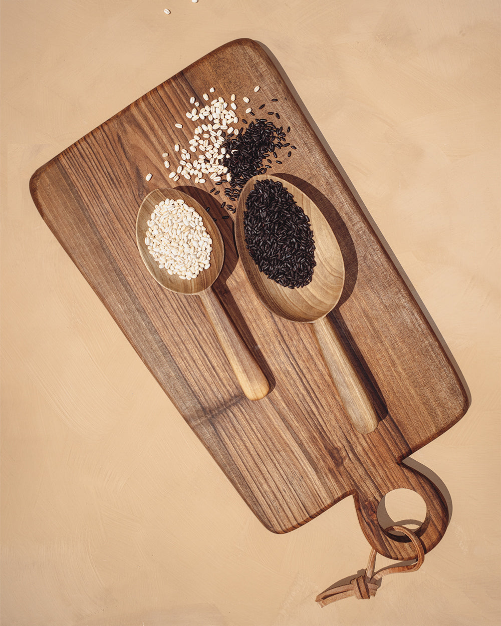 Walnut Scoop Spoon - Set of 2