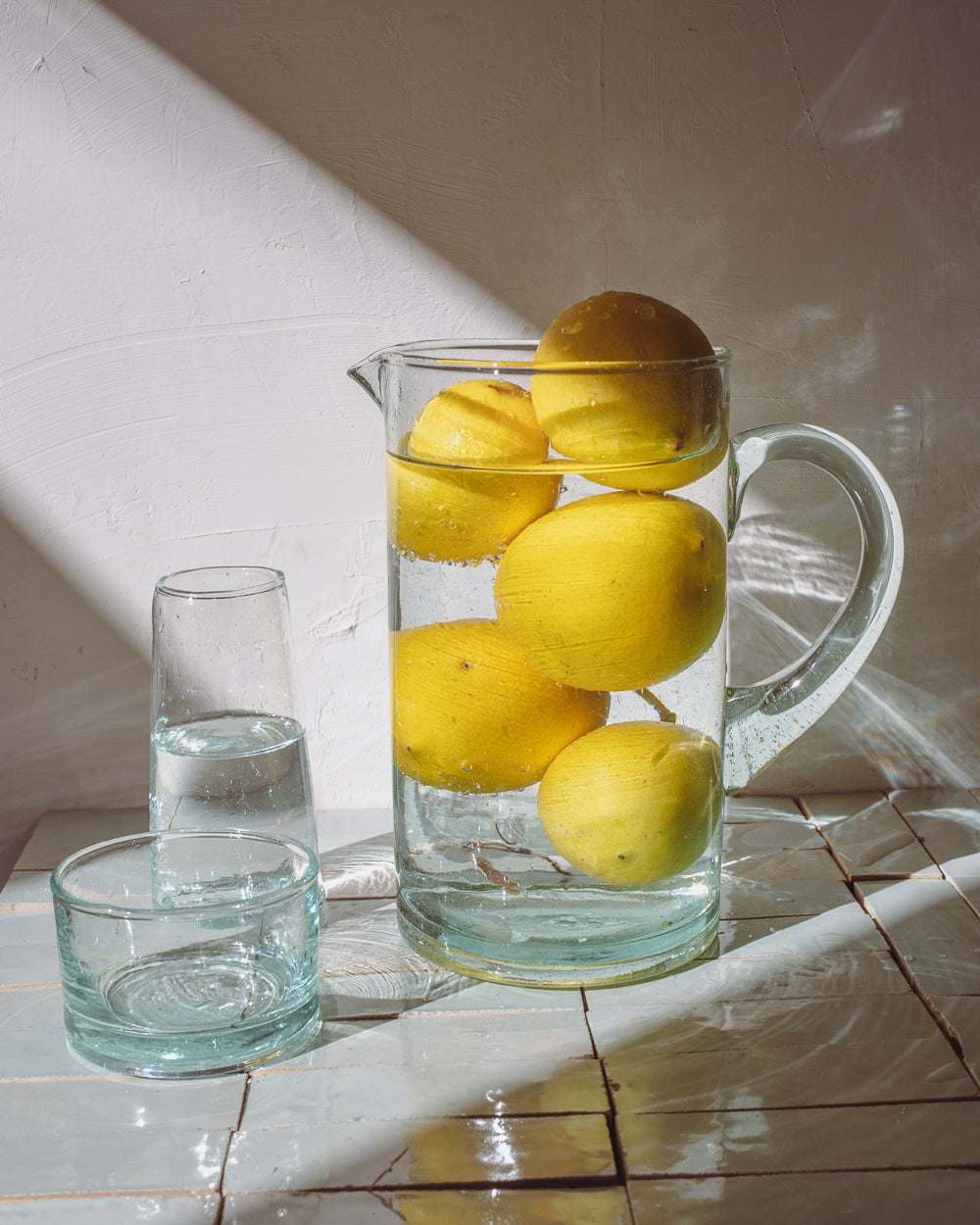 Kade Recycled Glass Pitcher