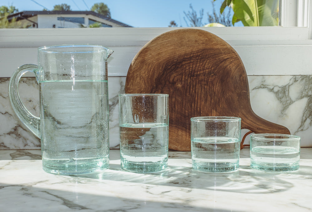 Kade Recycled Glass Pitcher
