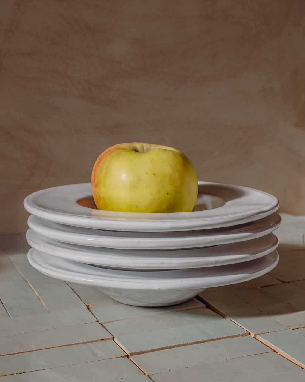 Milk White Ovals Bowl with Lip - Set of 4