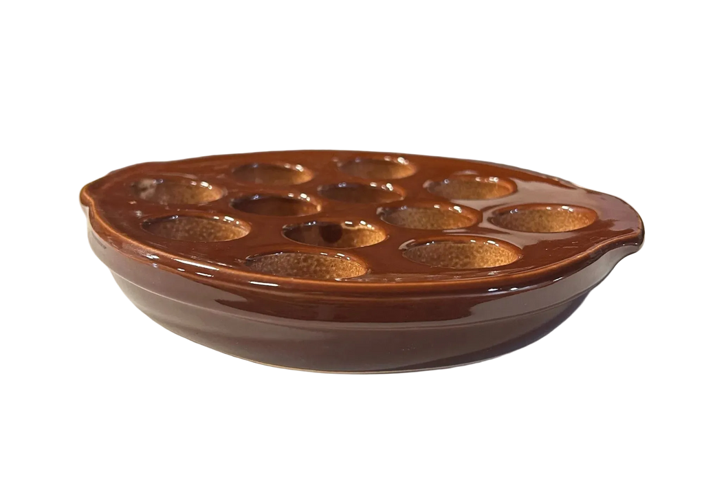 Vintage Snail Escargot Plate