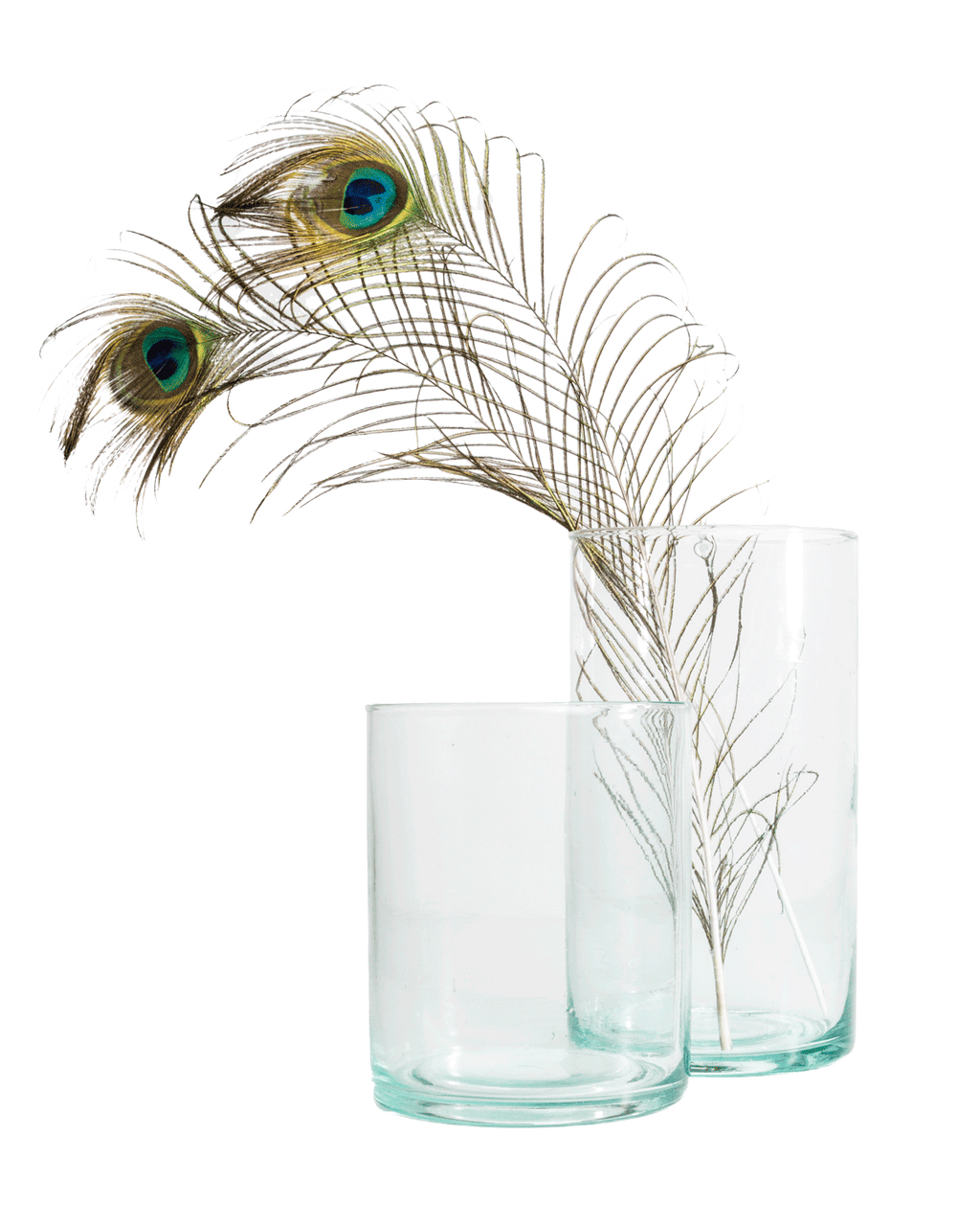 Kade Recycled Glass Hurricanes