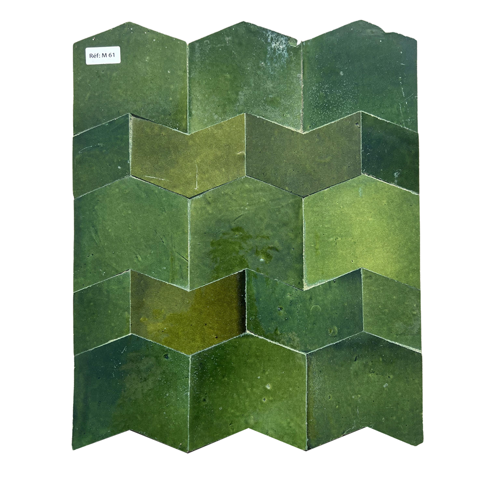 Lagoon Chevron Mosaic Tile
