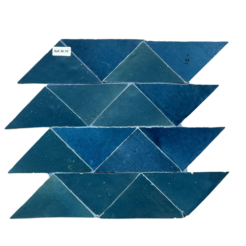 Agean Triangles Mosaic Tile