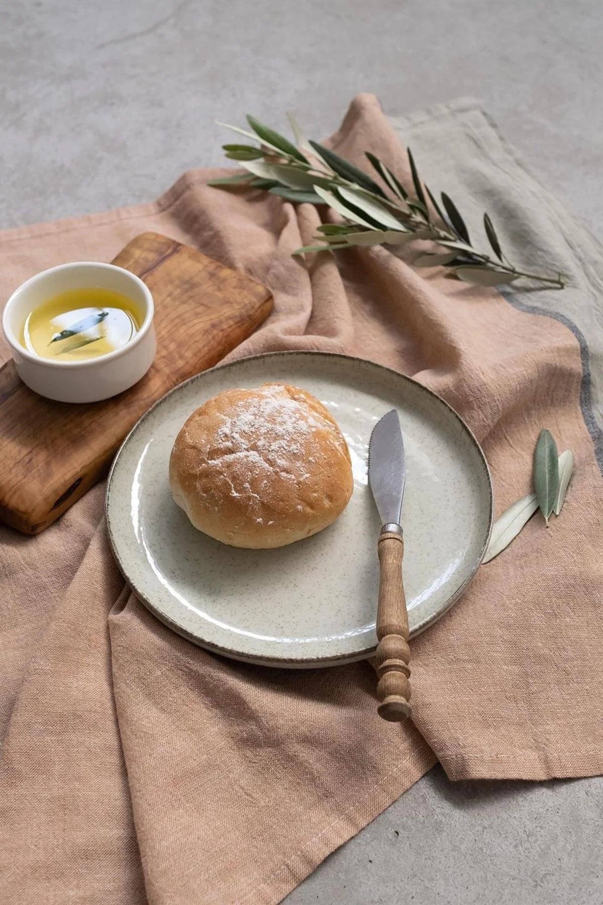 Mandarin Kitchen Towel in Indian Tan-Khaki