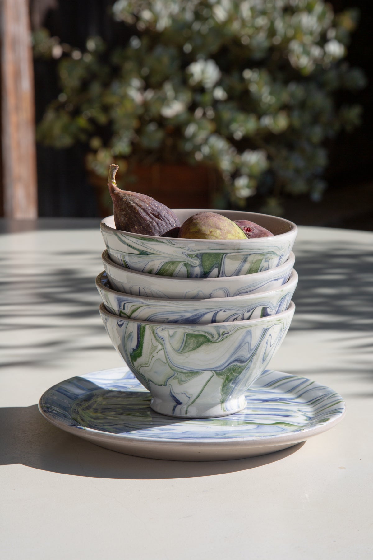 Marbled Ocean Bowl - Set of 4