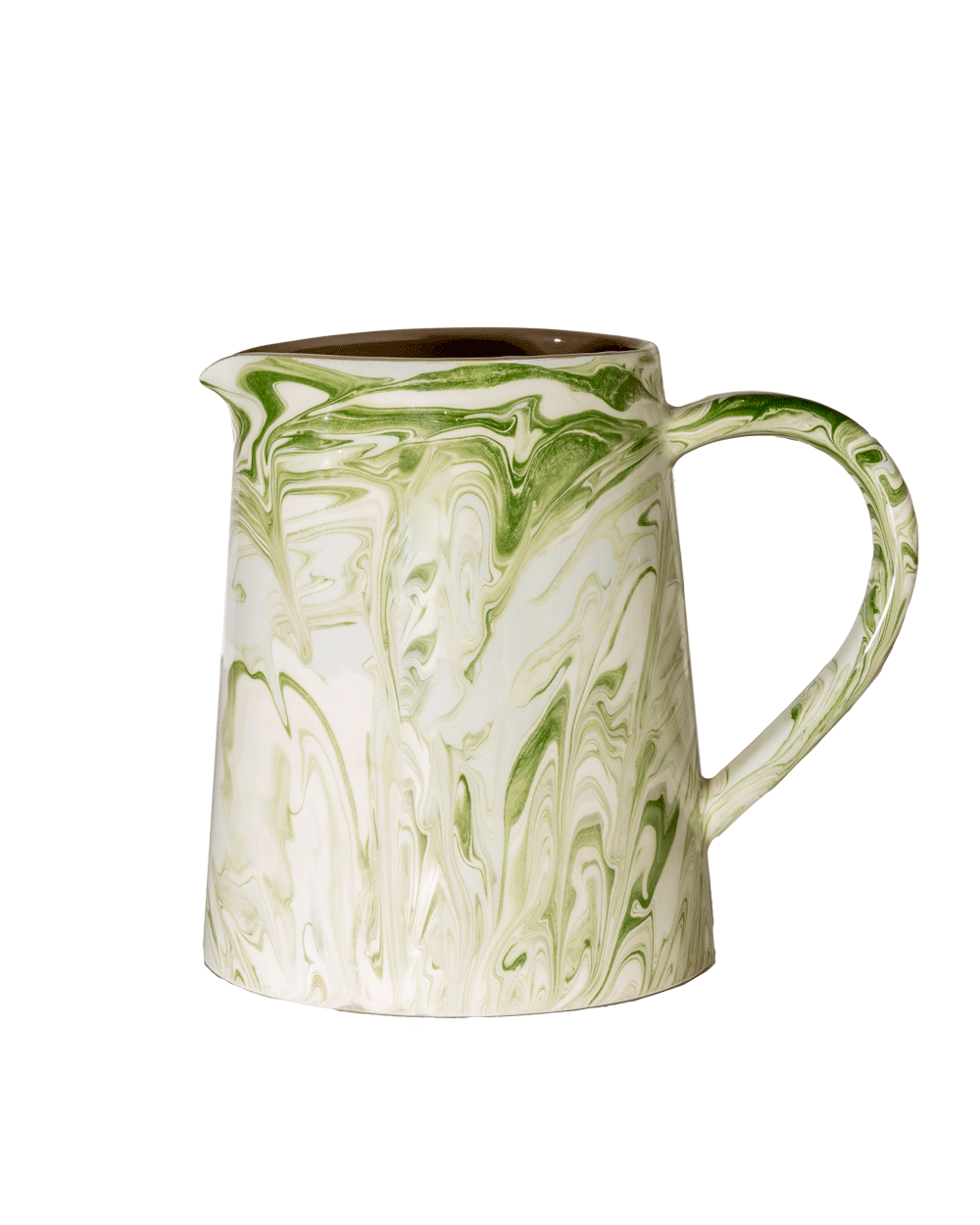 Marbled Olive Pitcher