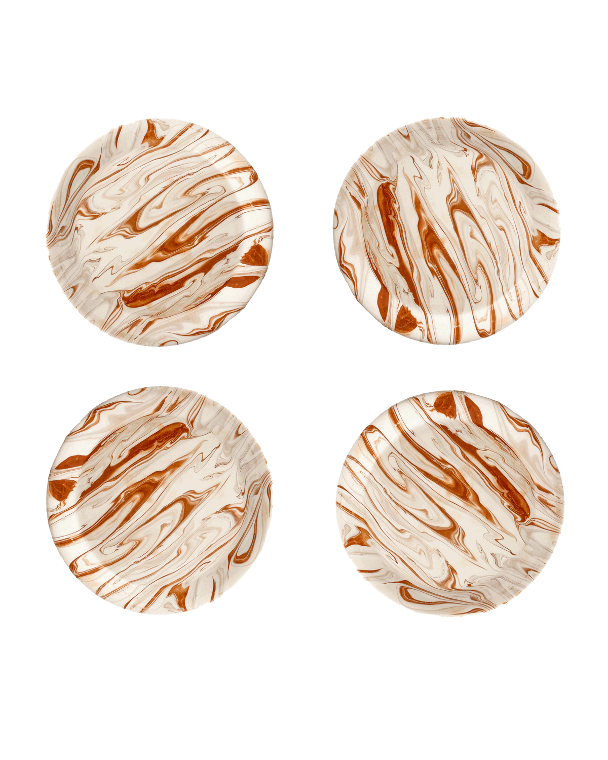 Marbled Terra Salad Plate - Set of 4