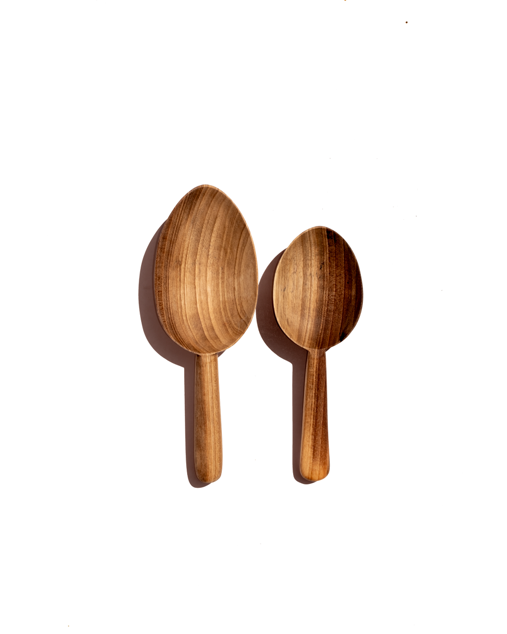 Walnut Scoop Spoon - Set of 2