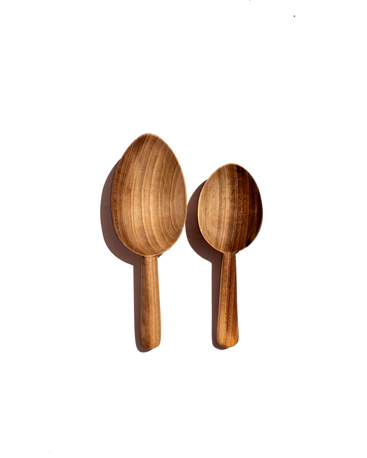 Walnut Scoop Spoon - Set of 2