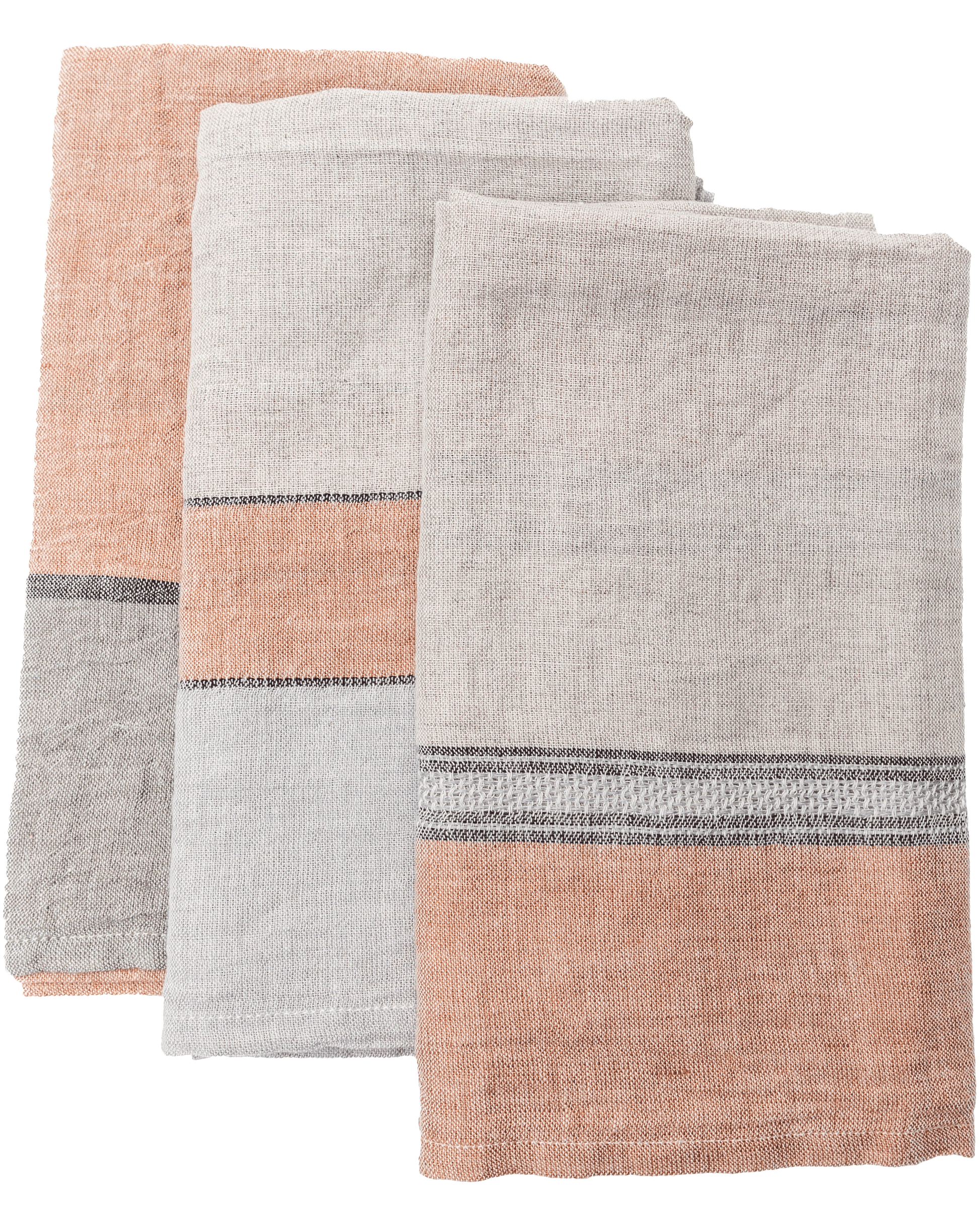 Linen Kitchen Towel in Natural-Indian Tan