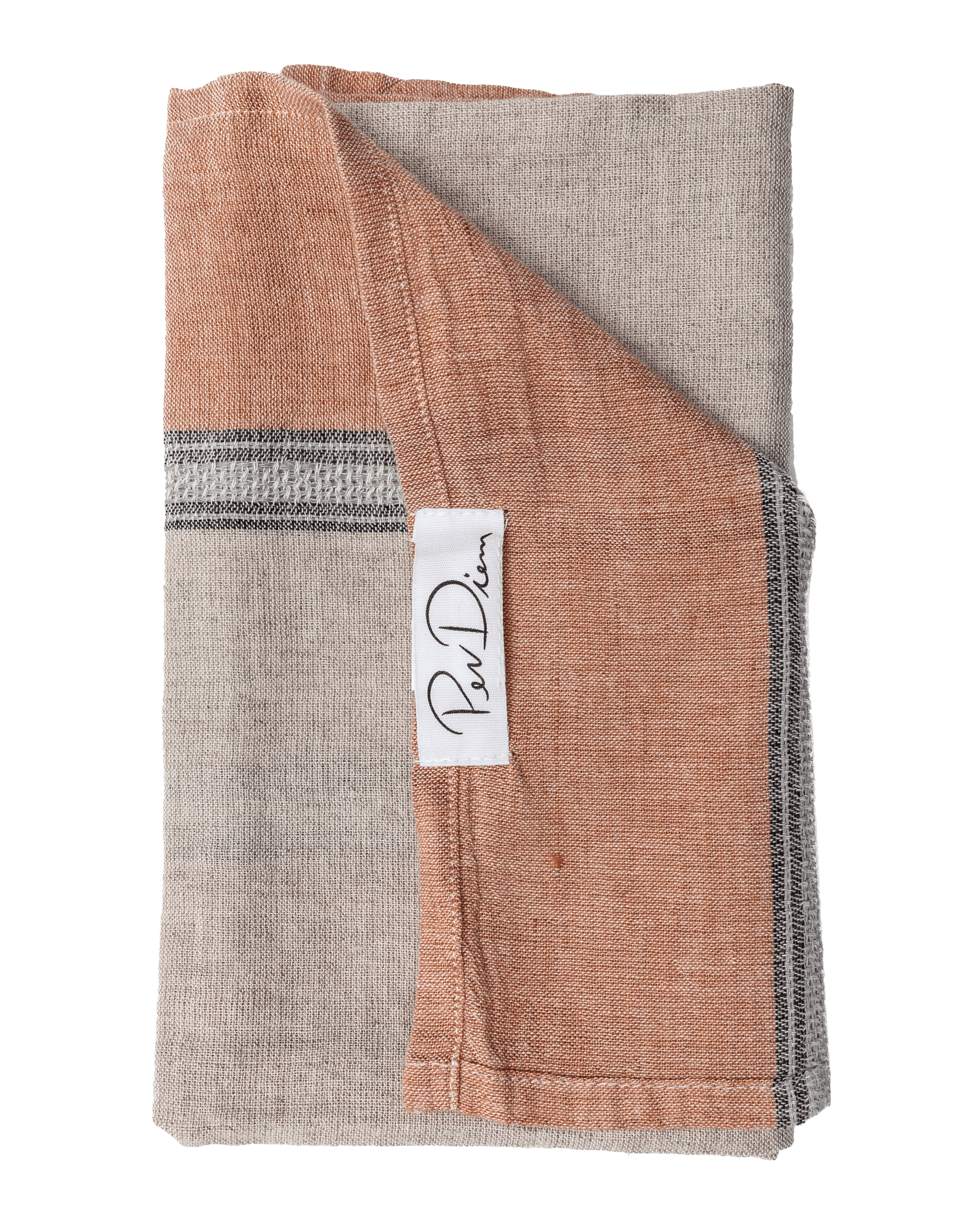 Linen Kitchen Towel in Natural-Indian Tan