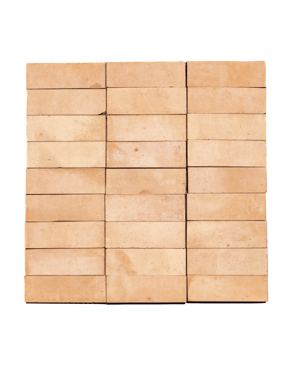 Zellige Natural Plaque Stacked Vertical